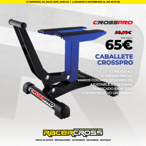 Caballete Crosspro de pedal