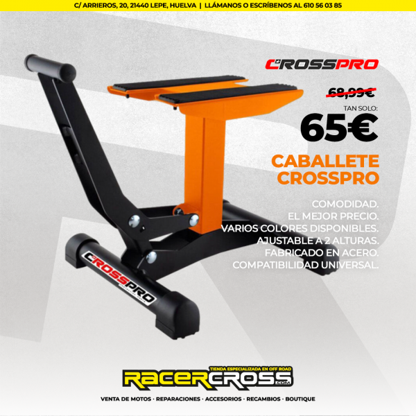 Caballete Crosspro de pedal - Imagen 2