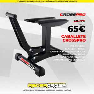 Caballete Crosspro de pedal