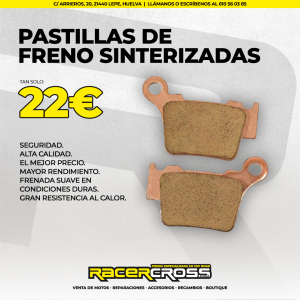 Pastillas de freno sinterizadas