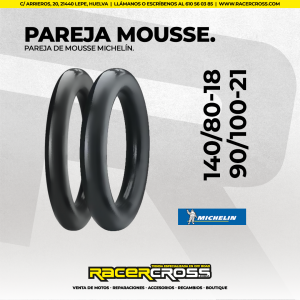 PACK Pareja Mousse Michelin 140/90-18 90/100-21