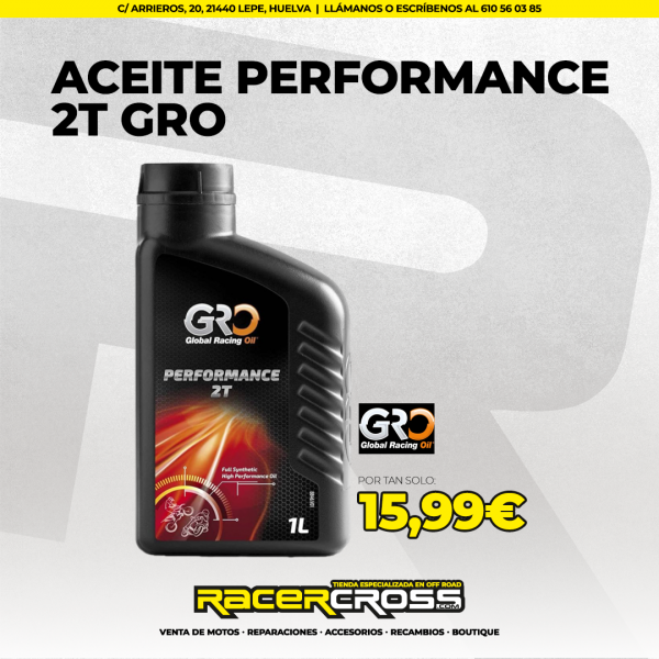 Aceite Performance 2T GRO