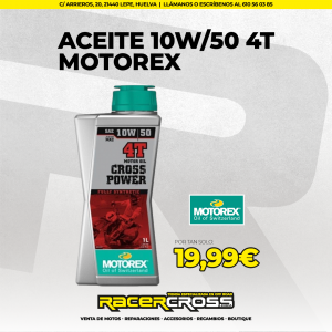 Aceite 10W/50 4T Motorex