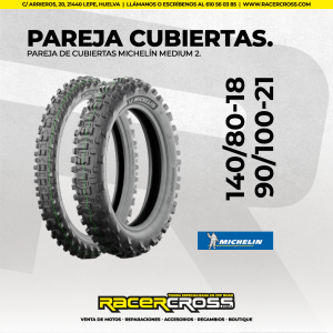 PACK Pareja Michelin Enduro Medium 2 140/90-18 90/100-21