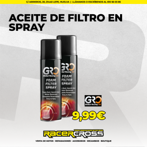 Aceite de filtro en Spray GRO