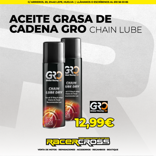 Aceite Grasa de cadena GRO