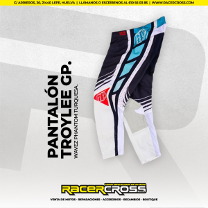 Pantalón TroyLee GP Wavez Phantom Turquesa