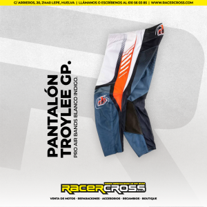 Pantalón TroyLee GP PRO Air Bands Blanco Indigo