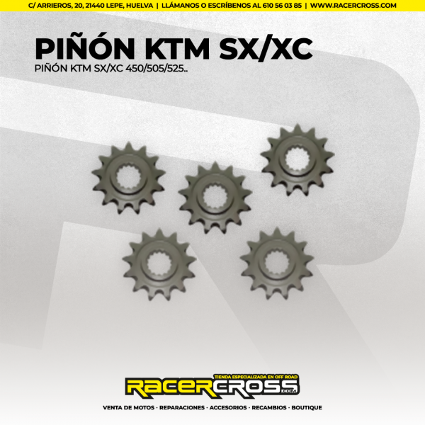 Piñón KTM SX/XC 450/505/525
