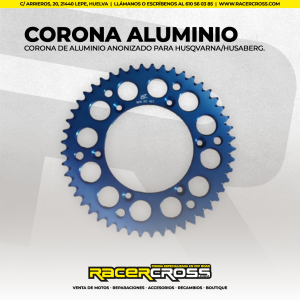 Corona Aluminio Anonizado para Husaberg/Husqvarna
