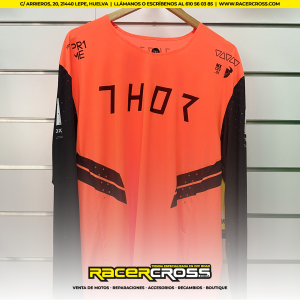 Camiseta Thor Prime Hero Negro/Fluo Naranja