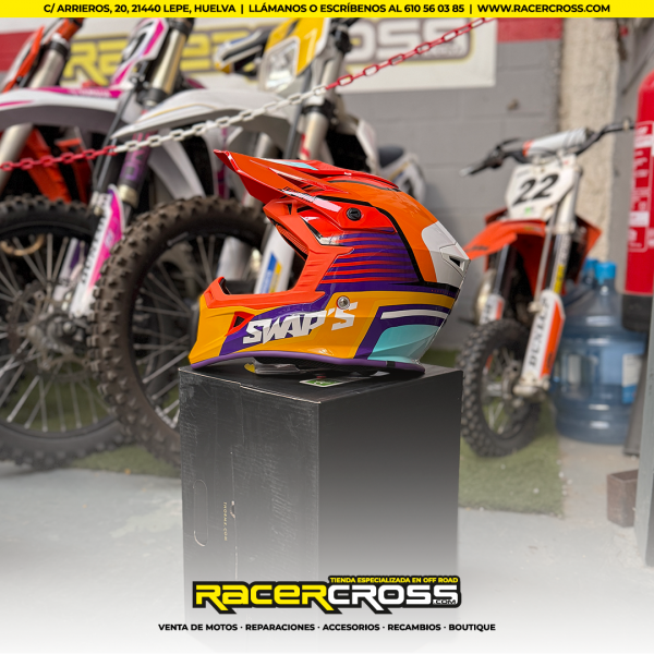 Casco SWAPS S818 Naranja