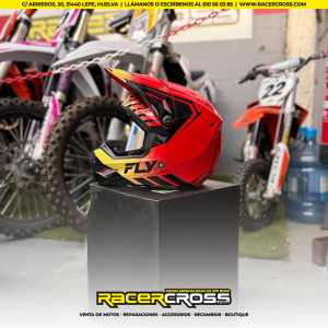 Casco Fly Racing Kinetic Menace Rojo