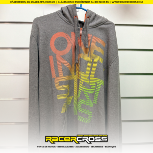 Sudadera One Industries Gris Logotipo