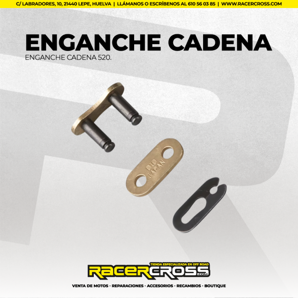 Enganche cadena 520