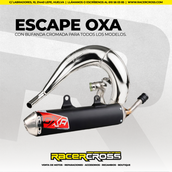 Escape OXA completo cromado