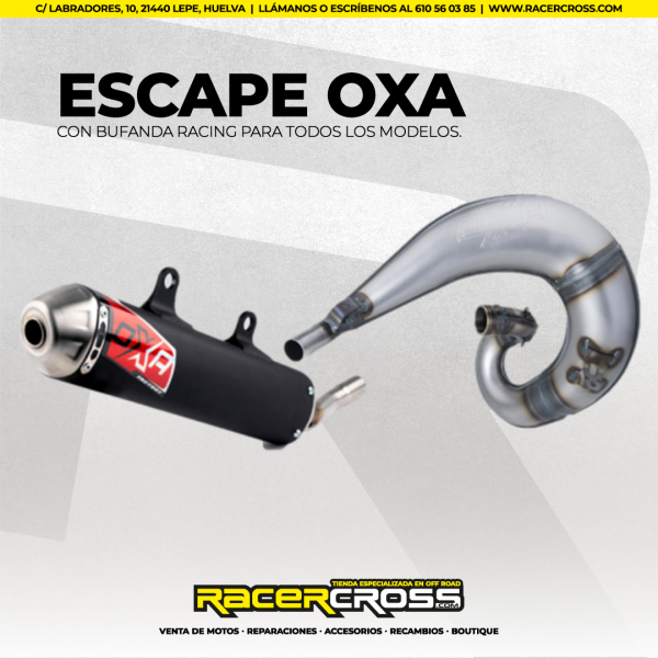 Escape OXA completo Racing