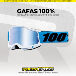 GAFAS 100% (blanca/turquesa) ACCURI 2