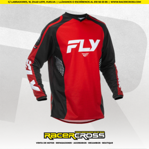 EQUIPACION (rojo/negro/blanco) FLY RACING F-16