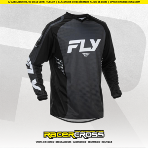 EQUIPACION (negro y blanco) FLY RACING F-16