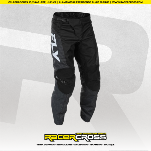 EQUIPACION (negro y blanco) FLY RACING F-16