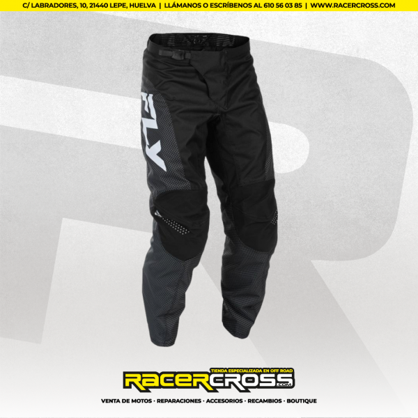 EQUIPACION (negro y blanco) FLY RACING F-16 - Imagen 2