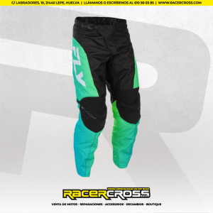 EQUIPACION (aqua/negro/blanco) FLY RACING F-16