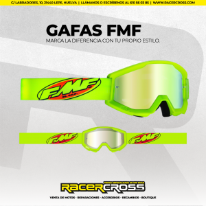 GAFAS FMF POWERCORE JUNIOR CORE YELLOW ESPEJO