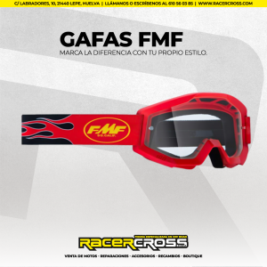 GAFAS FMF POWERCORE JUNIOR FLAME RED