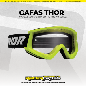 GAFAS THOR JUNIOR ENDURO FLUOR/NEGRO