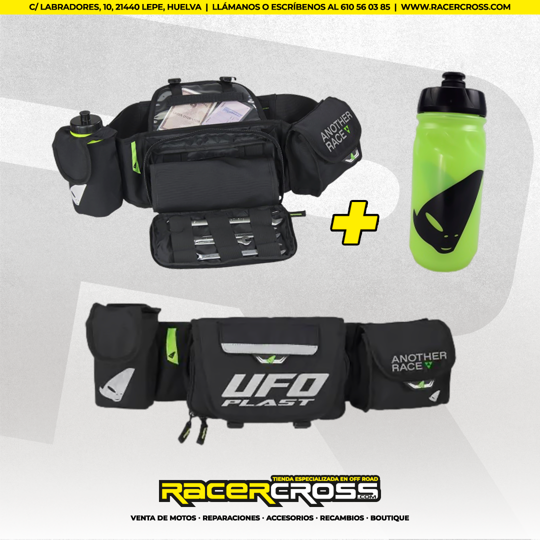 RIÑONERA/PORTA HERRAMIENTAS CON BOTELLA UFO