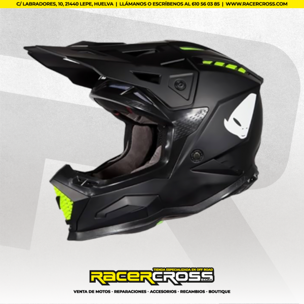 CASCO UFO ECHUS F1 MATE (NEGRO)