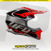 CASCO UFO INTREPID (GRIS/ROJO)