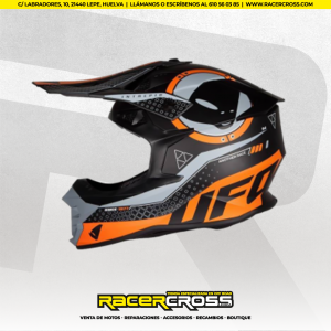 CASCO UFO MATE INTREPID (NEGRO/NARANJA)