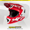 CASCO UFO PLAST ECHUS (ROJO/BLANCO) BRILLANTE