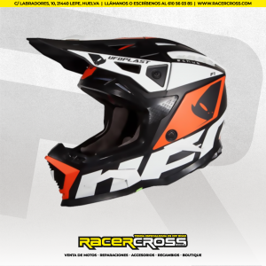 CASCO UFO ECHUS F1 MATE (NEGRO,ROJO,BLANCO)