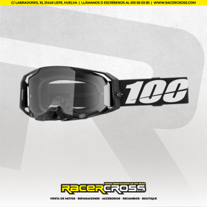 GAFAS 100% ARMATIC TRANSP NEGRA