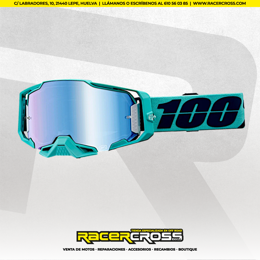 GAFAS 100% ARMEGA CELESTE ESPEJO