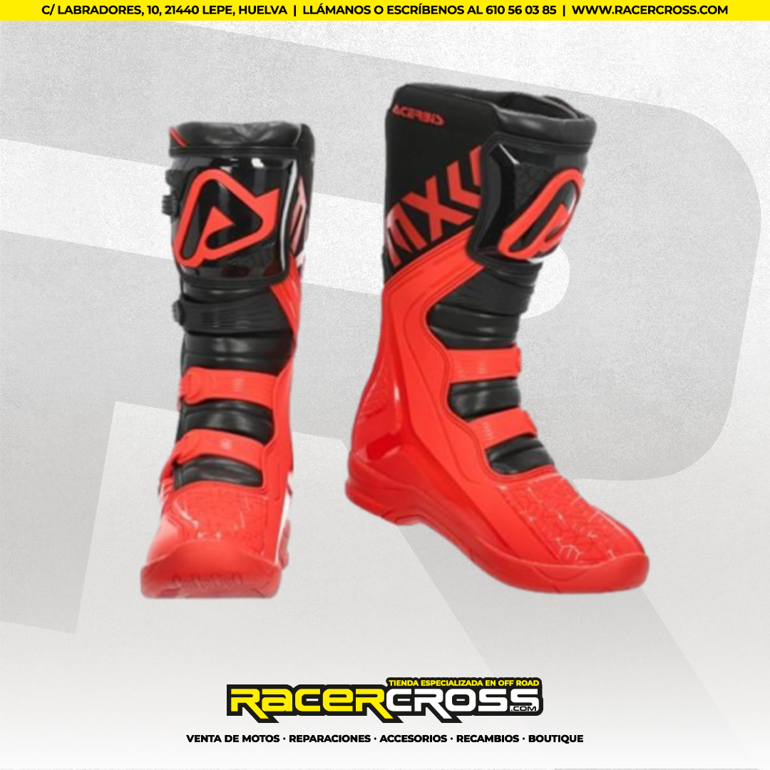 BOTAS ACERBIS X-TEAM ROJA/NEGRA