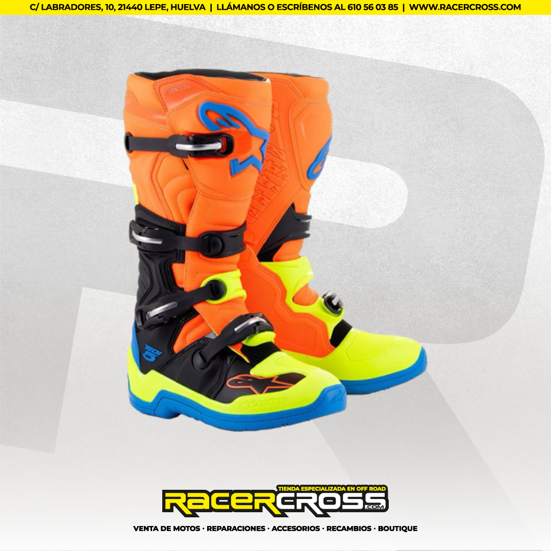 BOTAS ALPINESTARS TECH 5 NARANJA/FLUOR