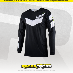 CAMISETA LEATT MOTO 3.5 NEGRO