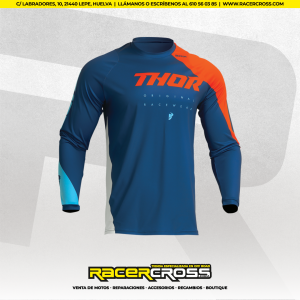 CAMISETA THOR SECTOR EDGE  AZUL/NARANJA