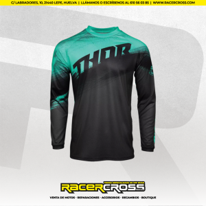 CAMISETA THOR SECTOR VAPOR GRIS/MINT