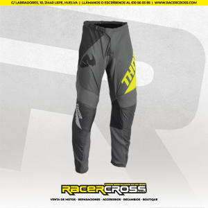 PANTALON THOR SECTOR EDGE GRIS/AMARILLO